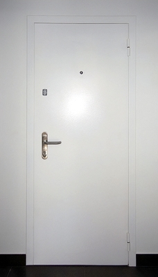 Белая глухая дверь Белая глухая дверь