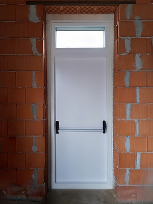 Дверь Антипаника с фрамугой