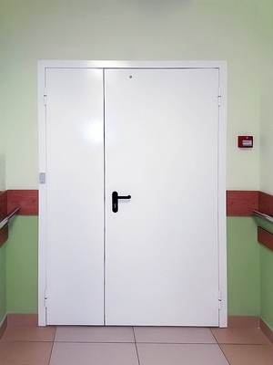 Дверь белого цвета