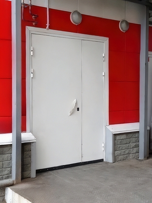 Полуторная дверь с ручкой-скобой Полуторная дверь с ручкой-скобой