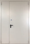 Полуторная глухая противопожарная дверь ei-60 с кодовым замком